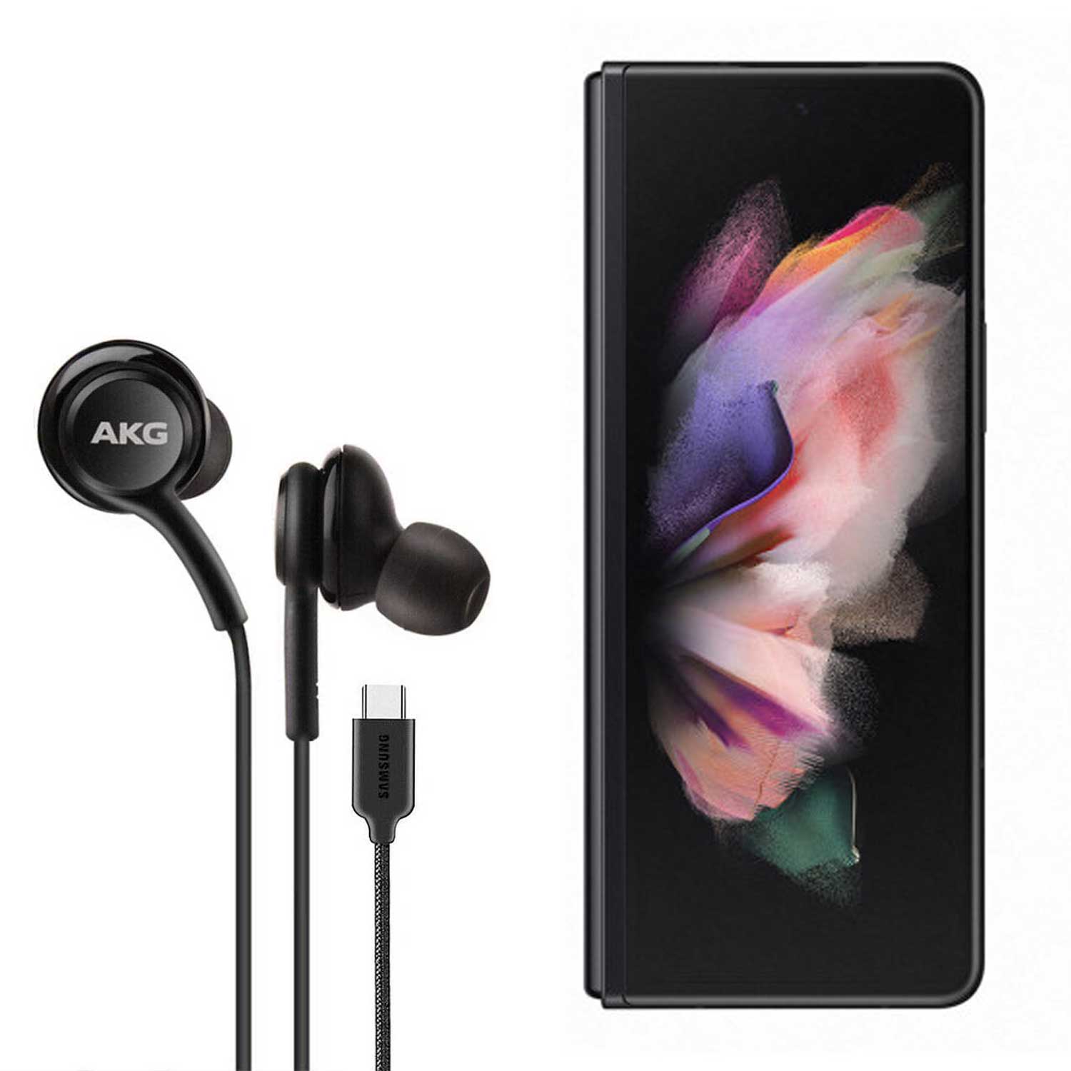 هندزفری AKG سامسونگ Z Fold 3 تایپ C