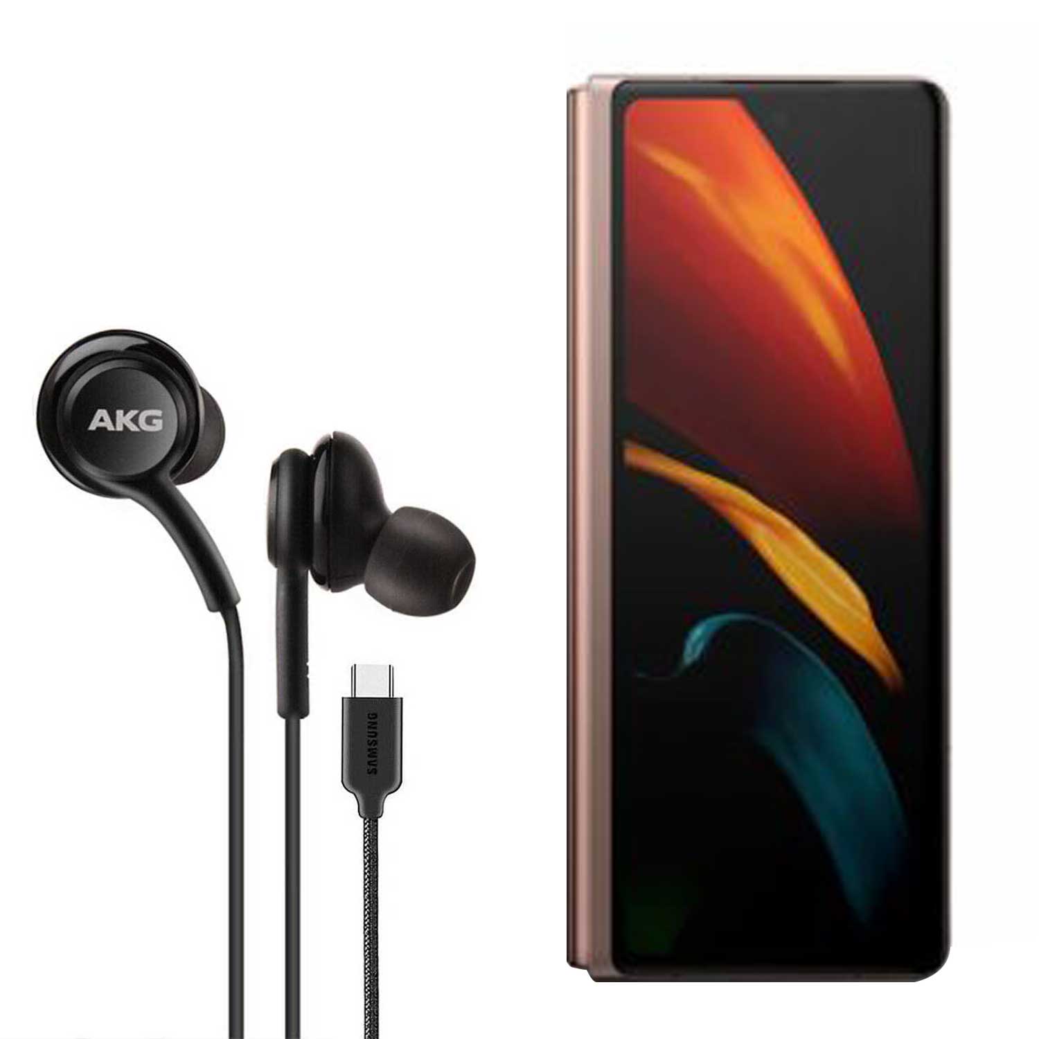 هندزفری AKG سامسونگ Z Fold تایپ C