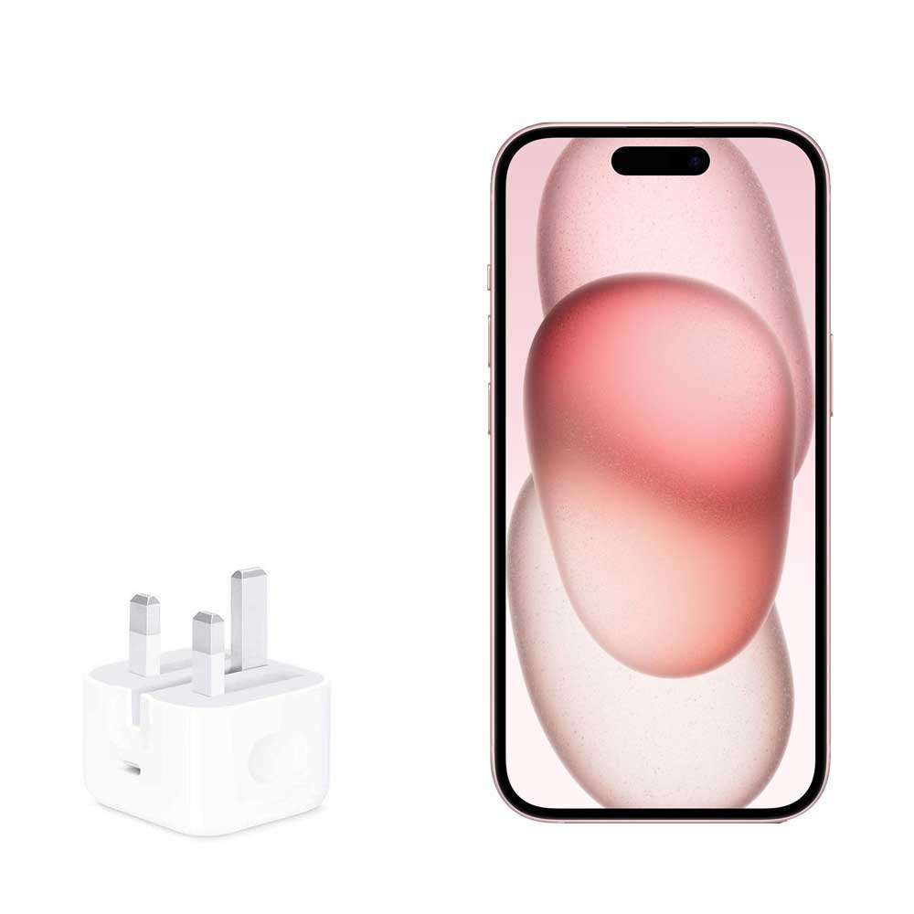 شارژر اصلی 20 وات ایفون 15 مدل B/A