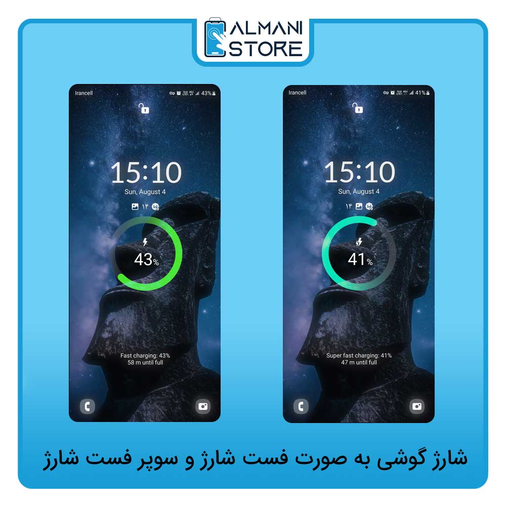 شارژ گوشی به صورت فست شارژ و سوپر فست شارژ