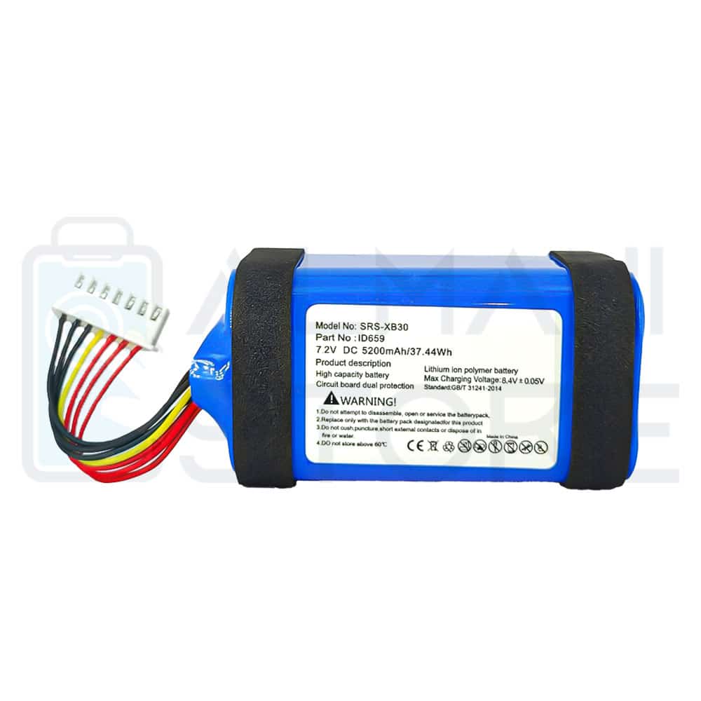 باتری اسپیکر سونی مدل SRS XB30 — تصویر ۳