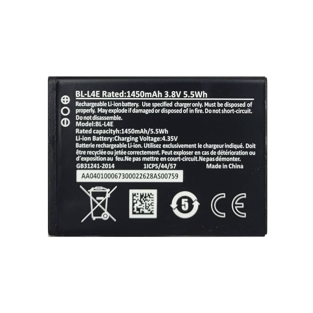 باتری گوشی نوکیا 2660 Flip مدل BL-L4E — تصویر ۴